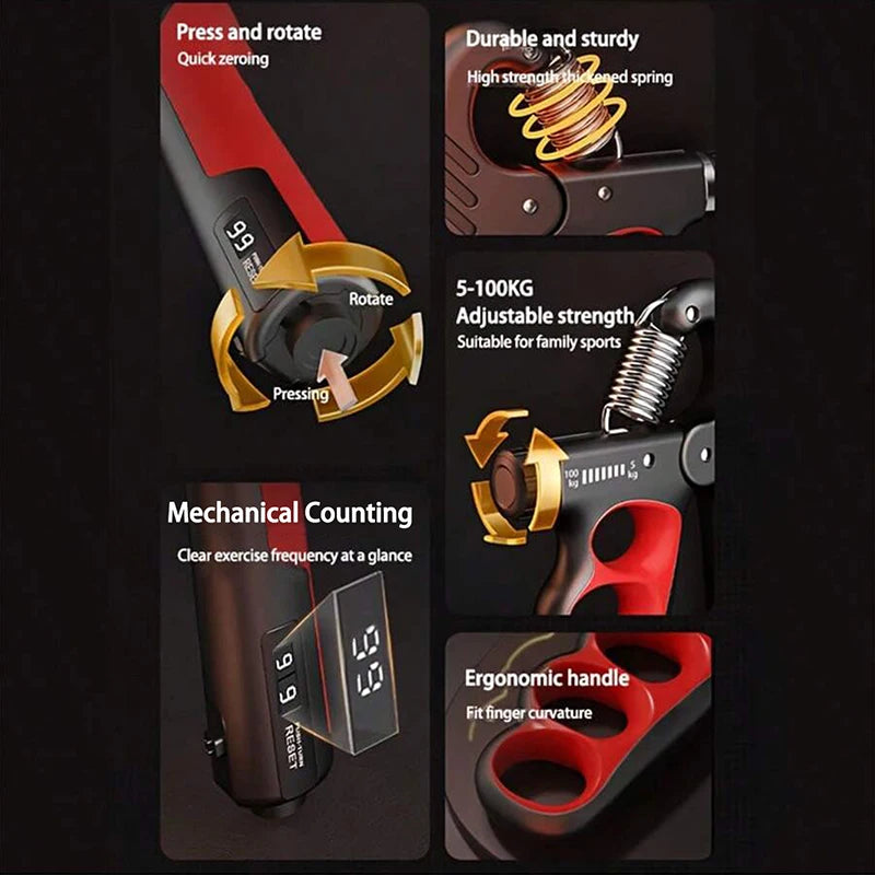 Adjustable Hand Grip Strength Device